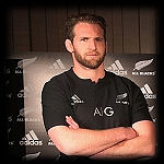 Kieran Read All Blacks Adidas Shirt Launch 2014